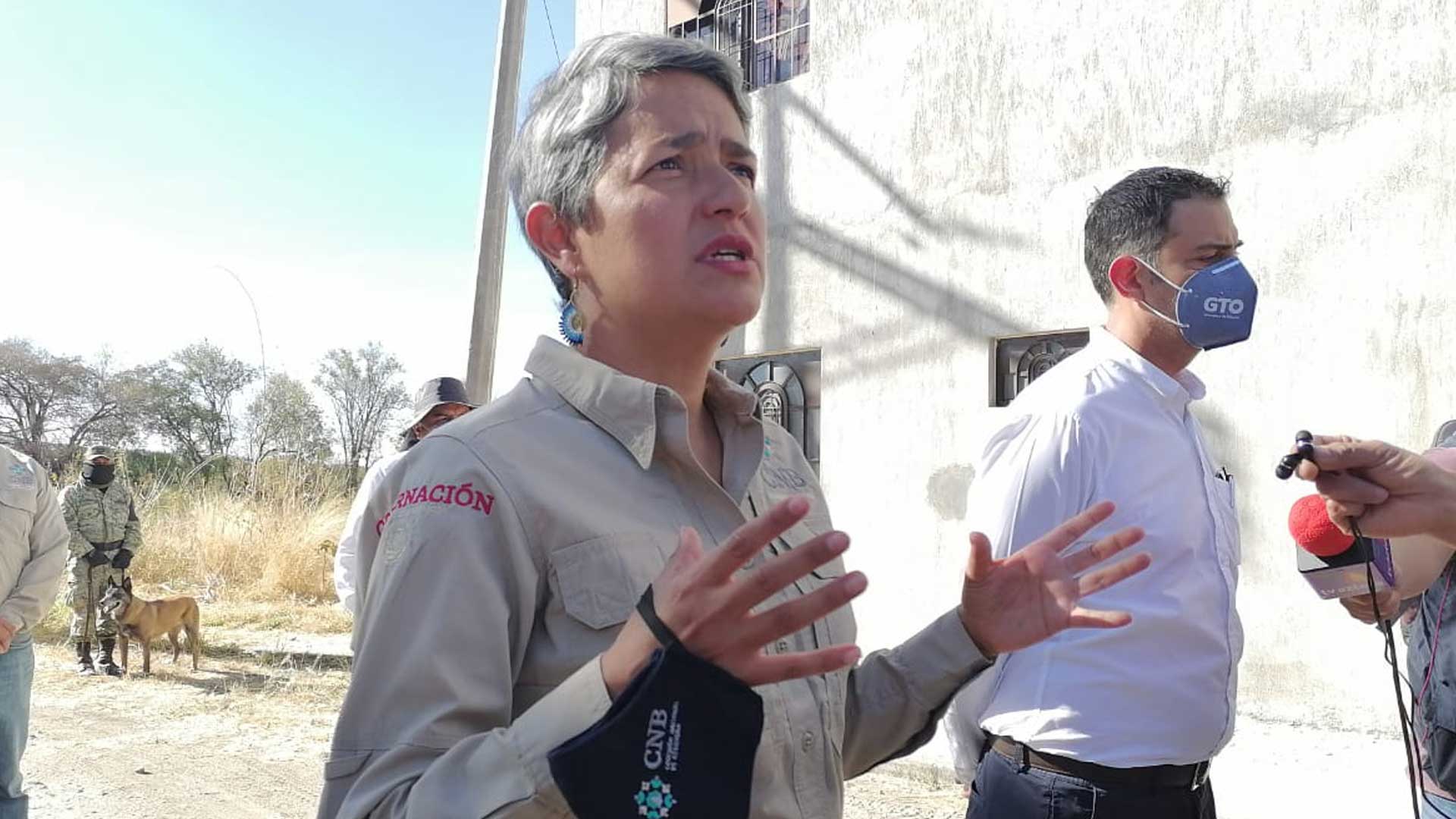 La comisionada nacional Karla Quintana.