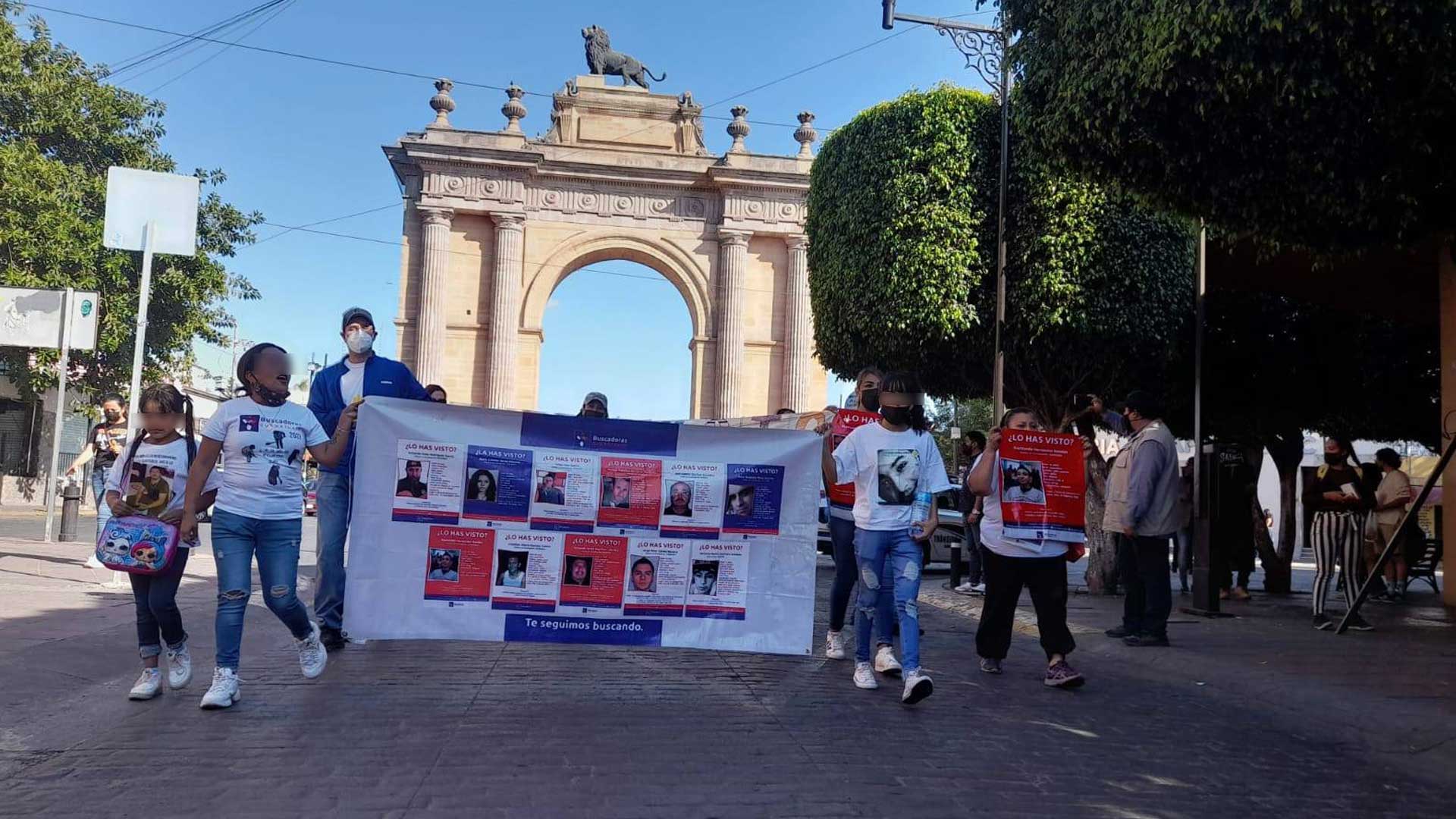 Marcha del colectivo Buscadoras Guanajuato