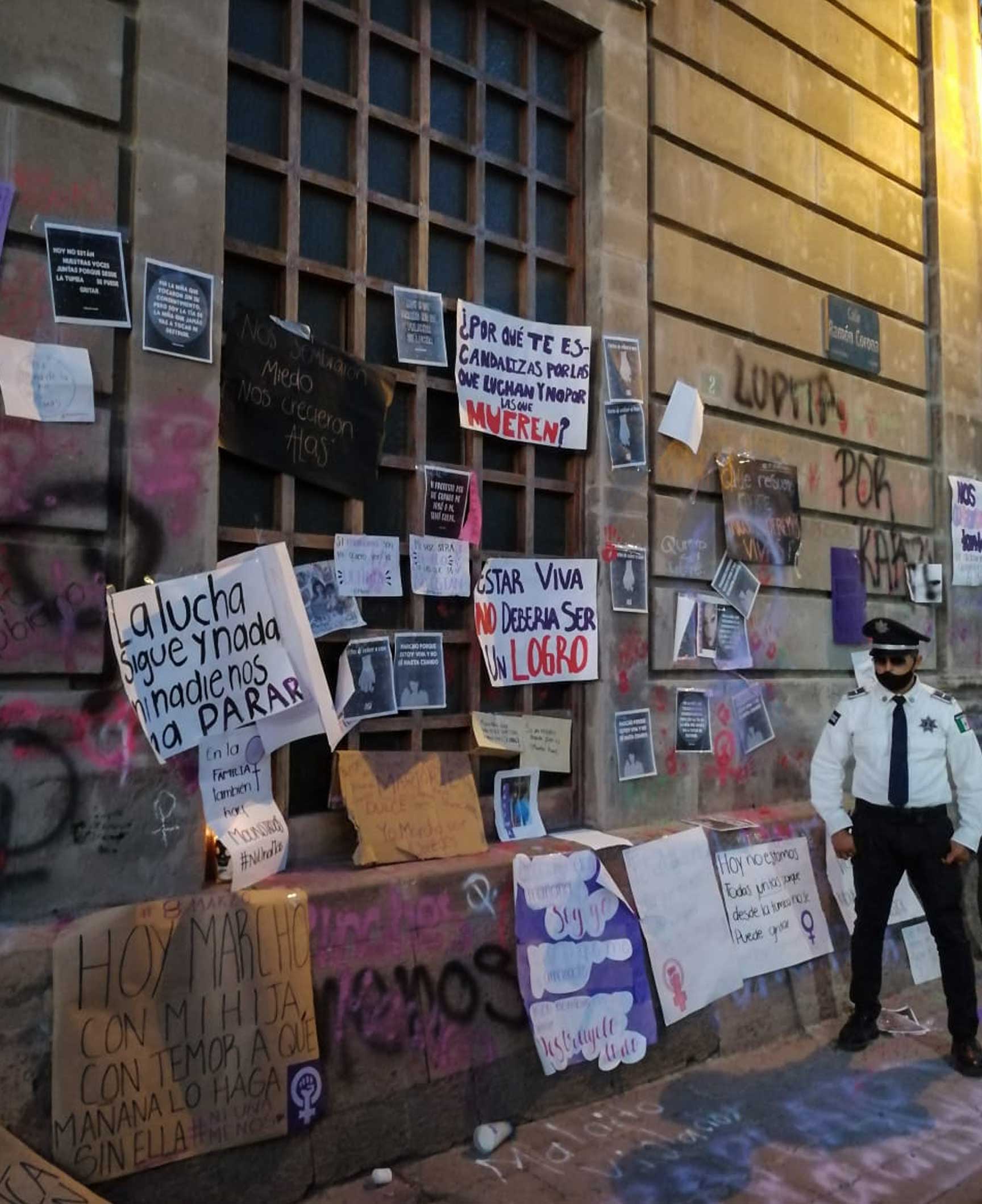 En Irapuato evidencian la impunidad de los asesinatos de mujeres. Foto: Edith Domínguez