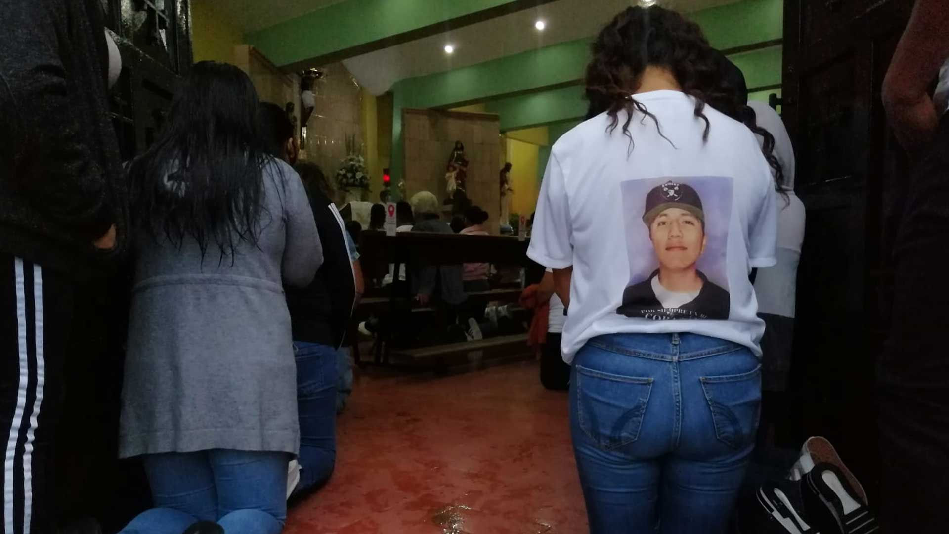 Misa a un año de la masacre.