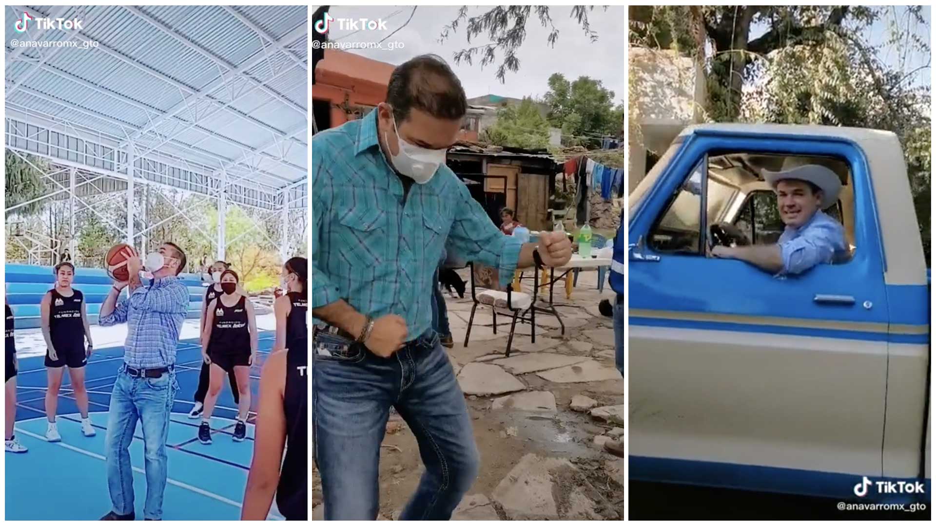 Imágenes de los videos en Tik Tok