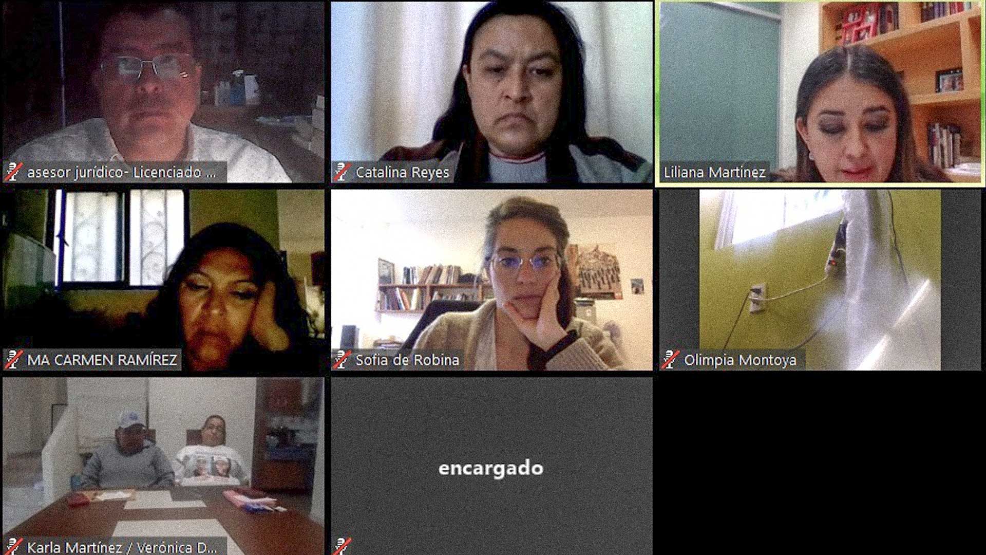La audiencia se llevó a cabo de manera virtual.Foto: especial