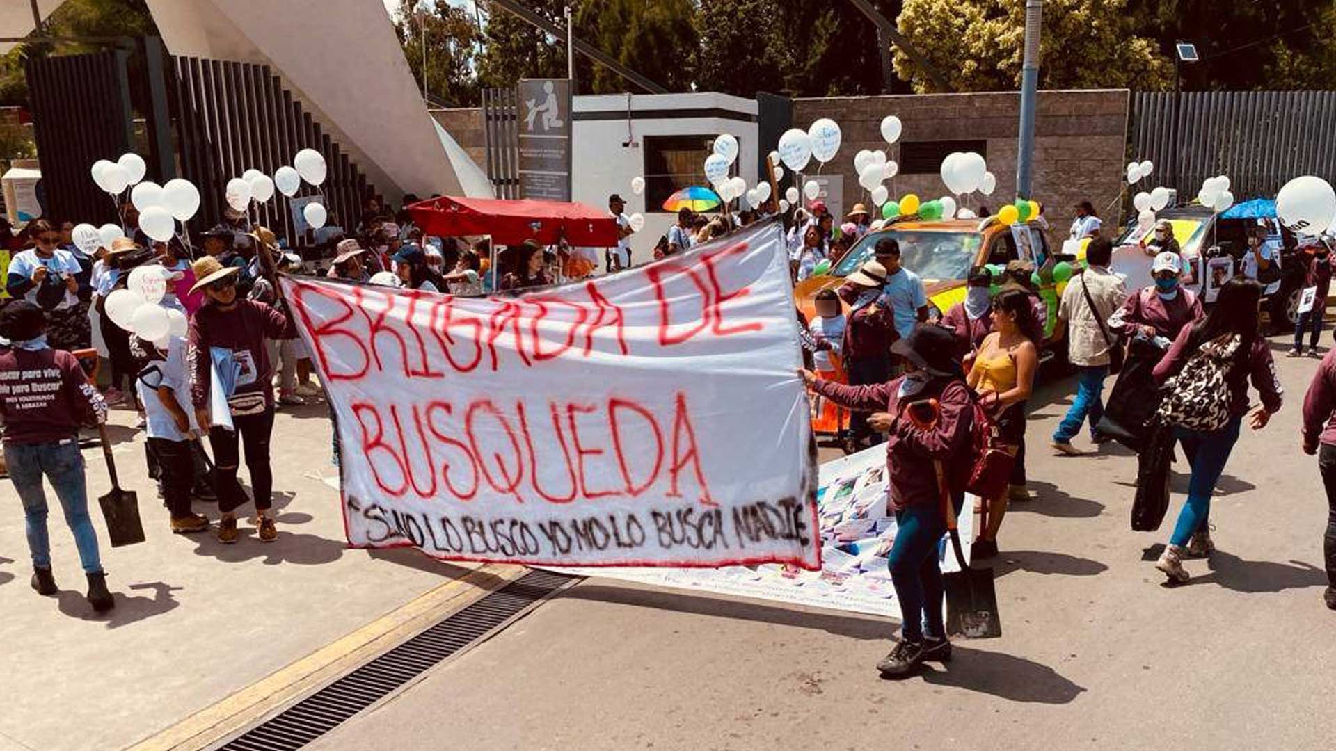 Brigada de Búsqueda Independiente. Foto: Edith Domínguez