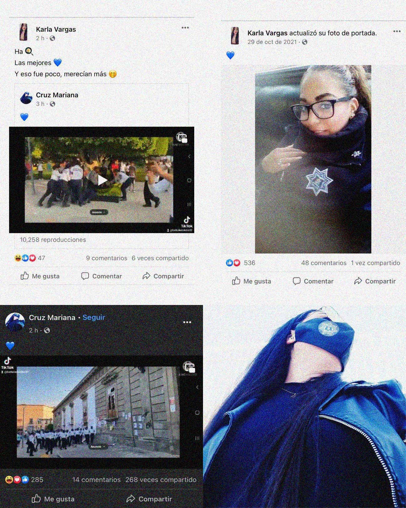 Publicaciones hechas por policías de Irapuato