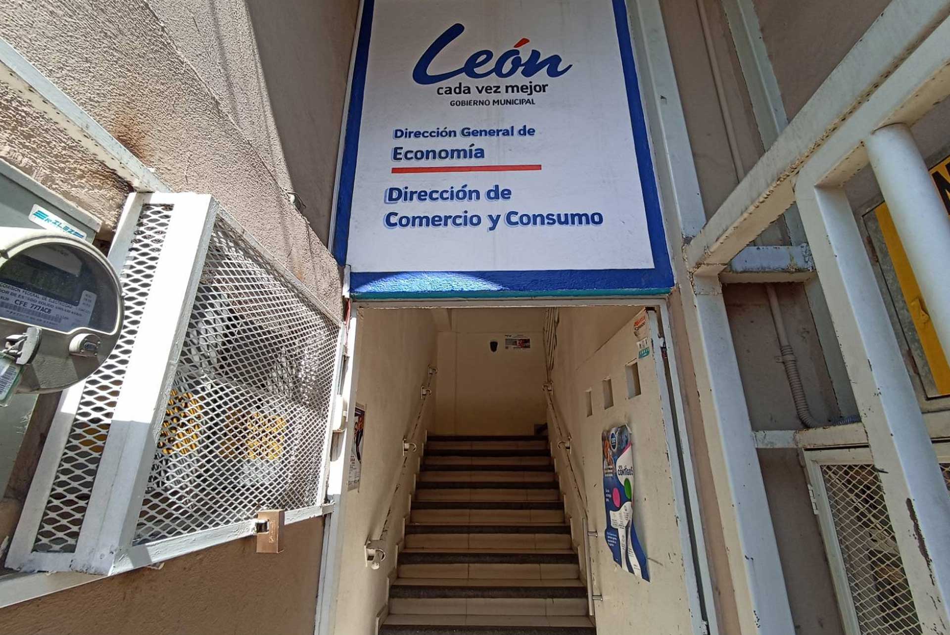 Dirección de Comercio y Consumo de León Foto: Melissa Esquivias