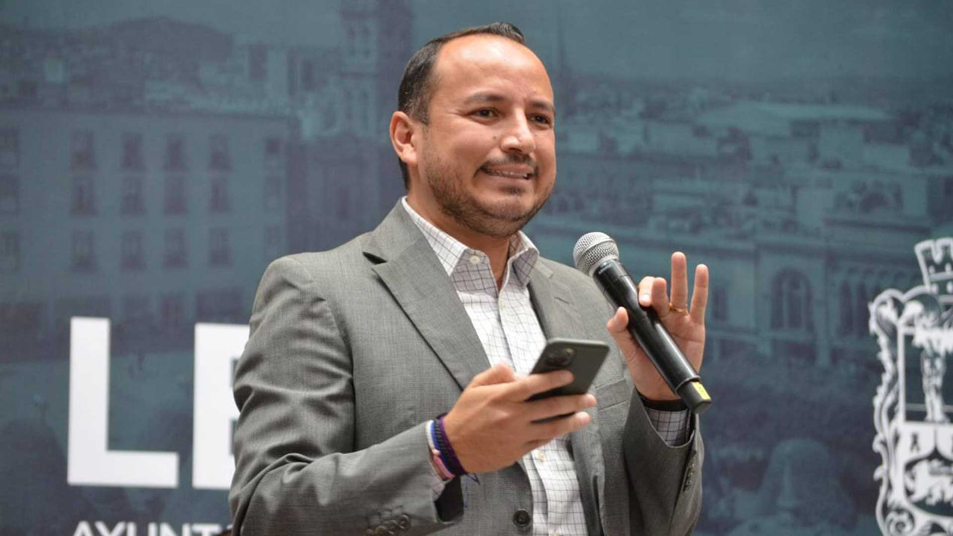 Daniel Campos Lango, secretario de Vinculación y Atención a los Leoneses. Foto: Melissa Esquivias