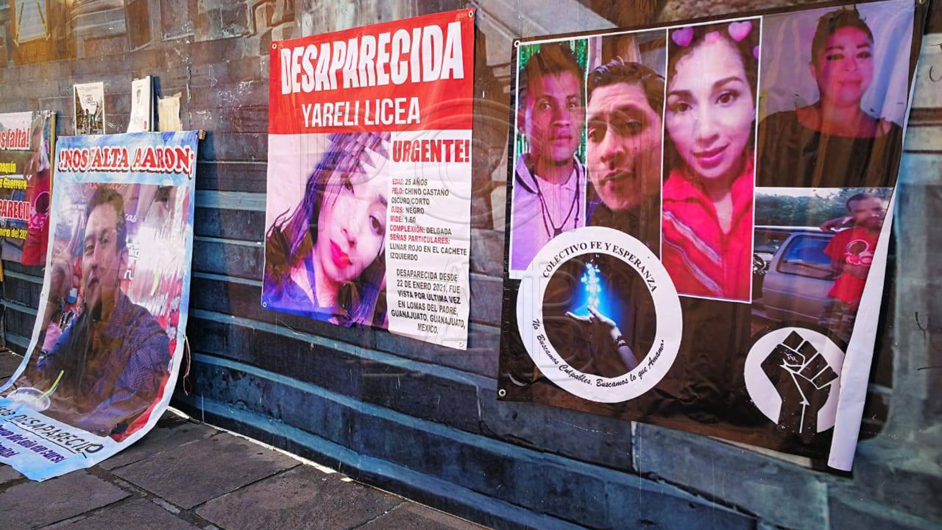 Ya no son invisibles los desaparecidos en Guanajuato capital. Foto: Yajaira Gasca