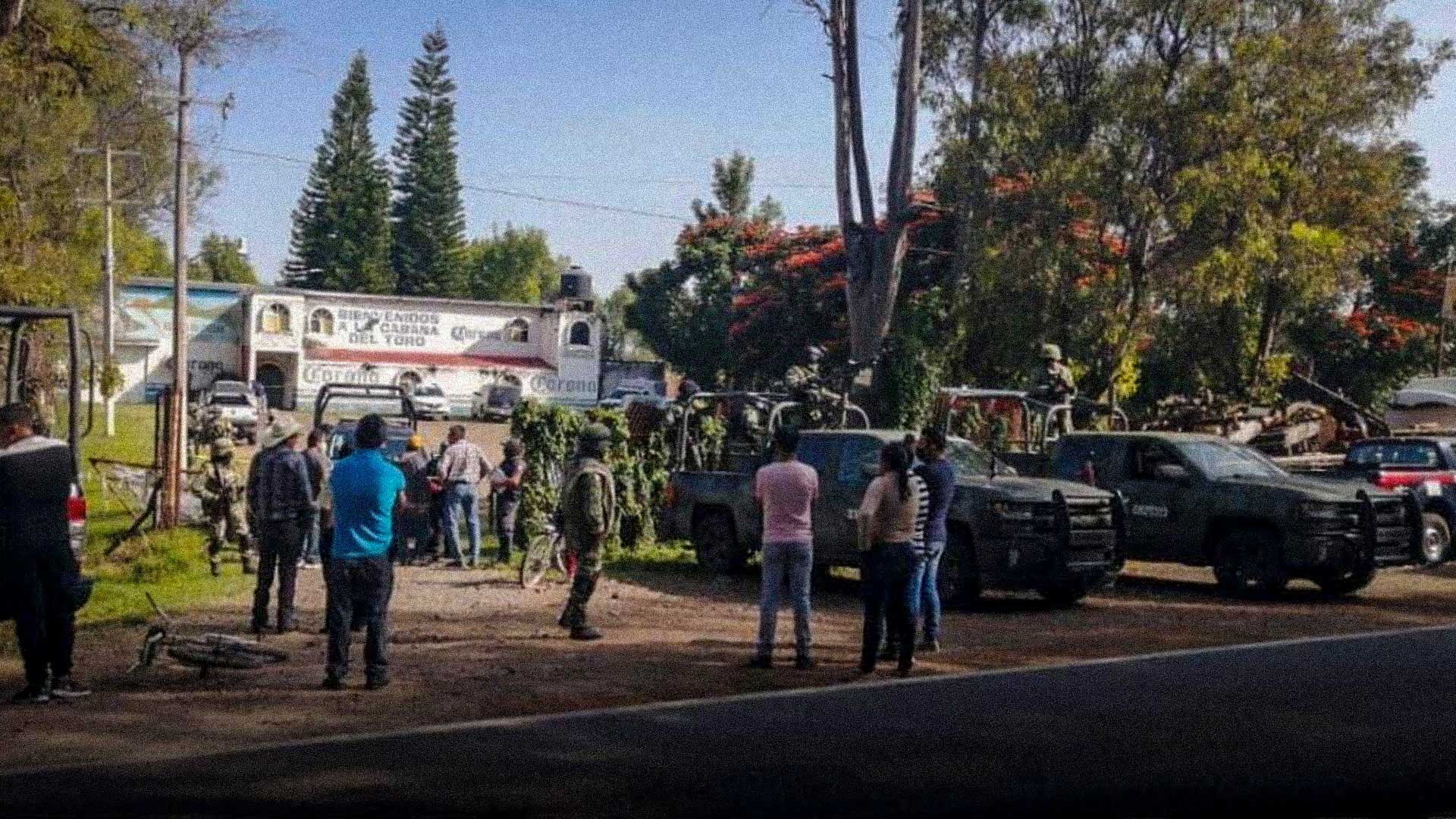 Ataque armado en un bar de Jaral del Progreso dejó once 11 personas muertas, siete hombres y cuatro mujeres, en septiembre 2020. Foto: archivo.