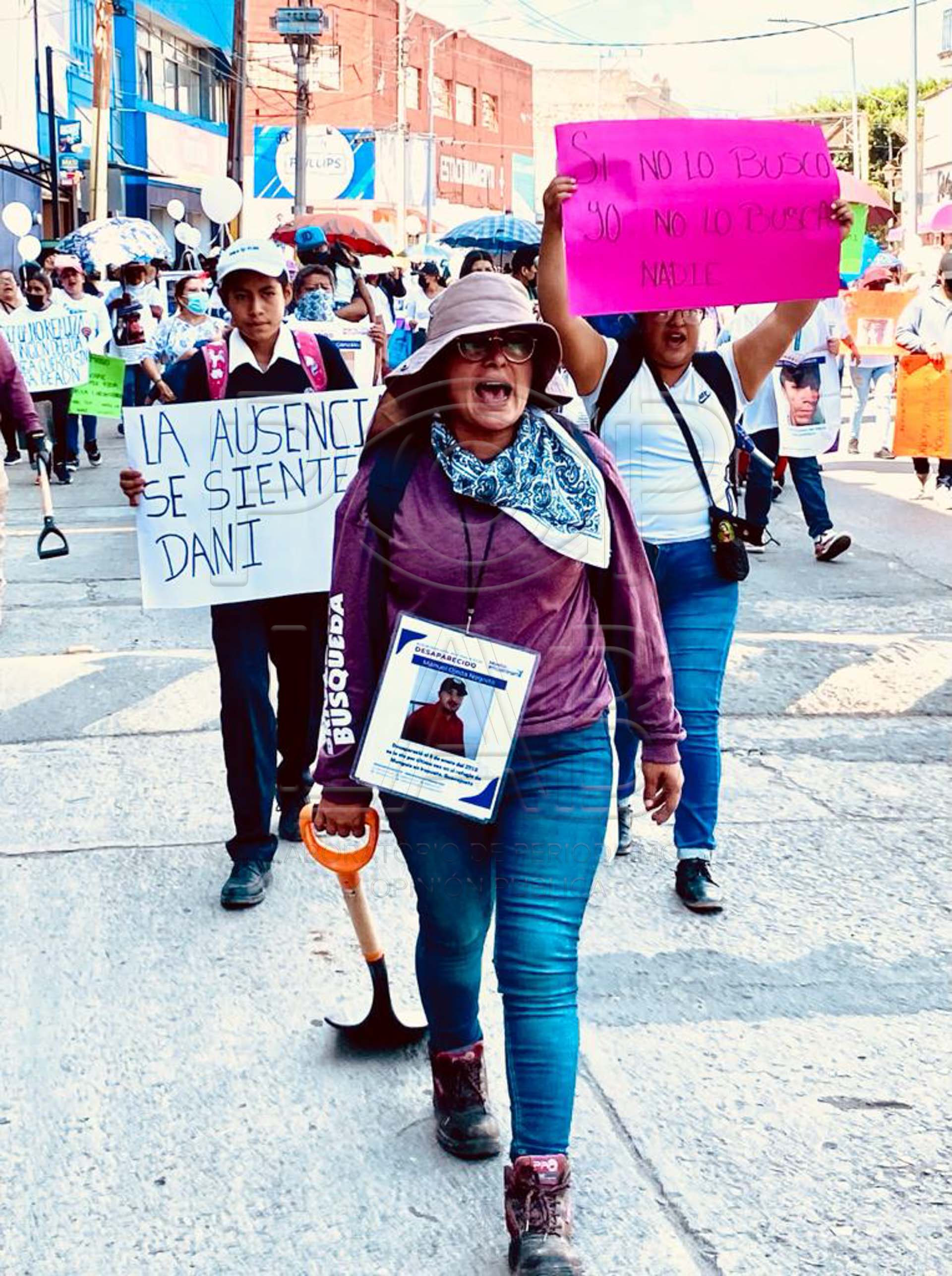 Bibiana Mendoza, buscadora del colectivo Hasta Encontrarte. Foto: Edith Domínguez