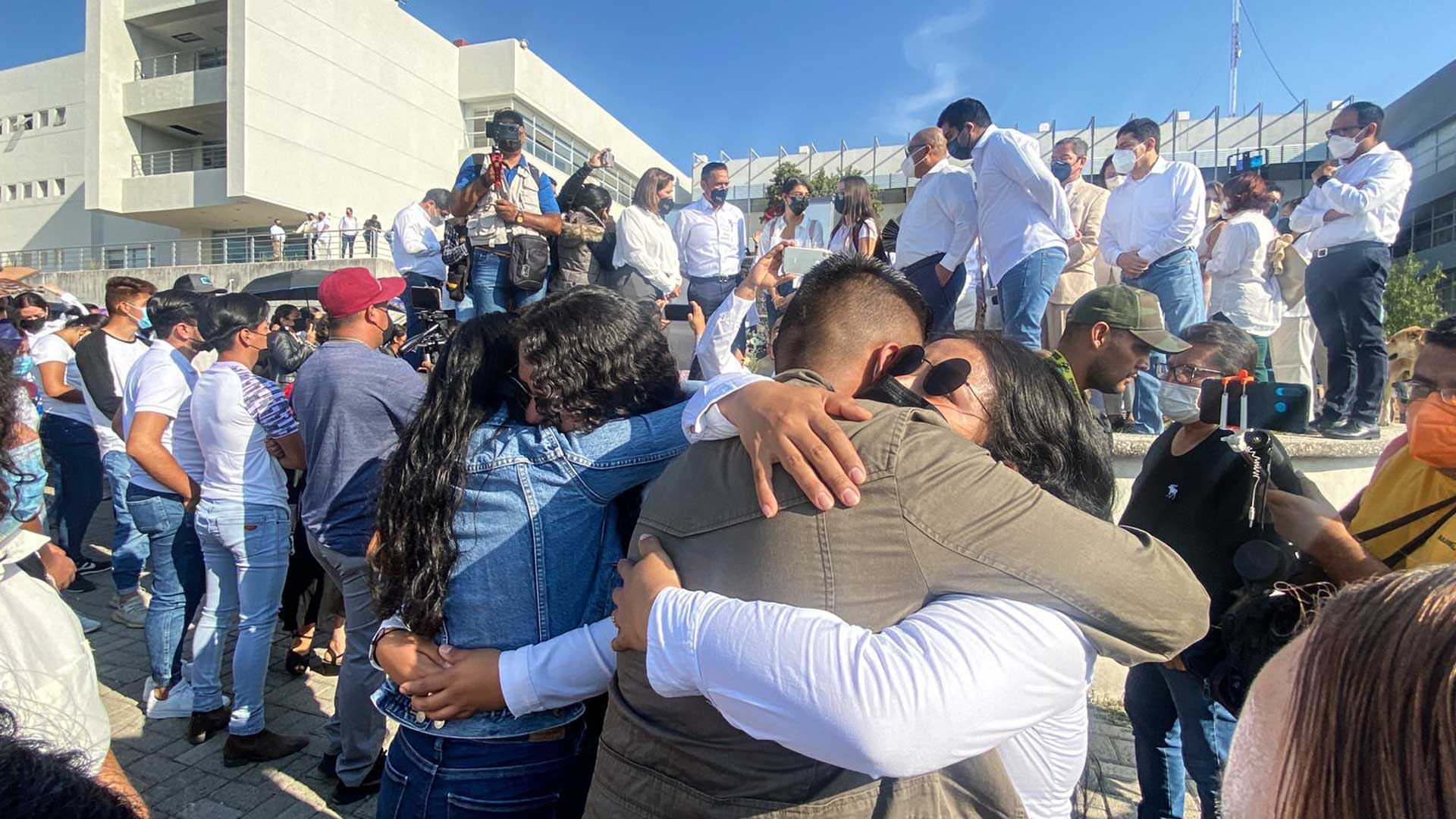 La marcha en Diciva. Foto: Edith Domínguez.