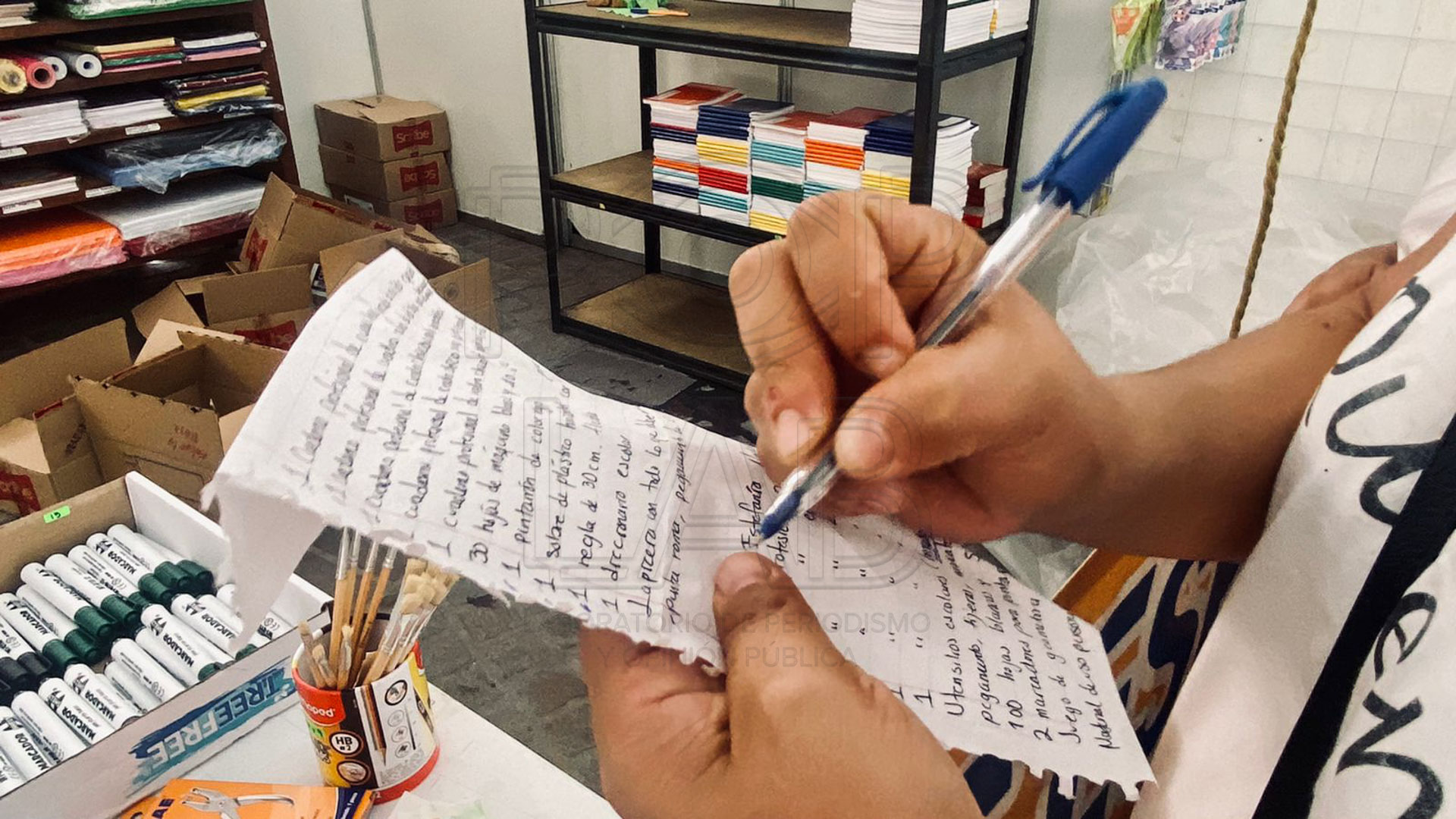 Los listados de útiles para el regreso a clases fueron extensos