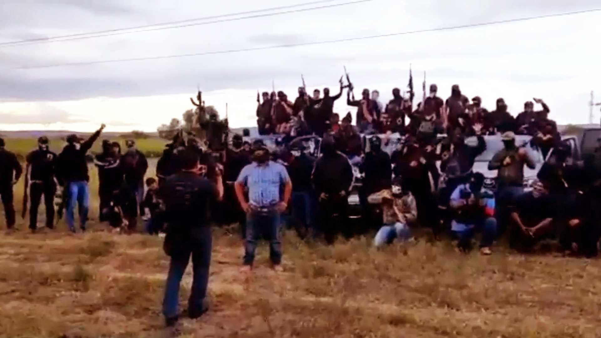 La primera aparición pública de El Marro en 2017 cuando retó al Cártel Jalisco Nueva Generación. Foto: YouTube