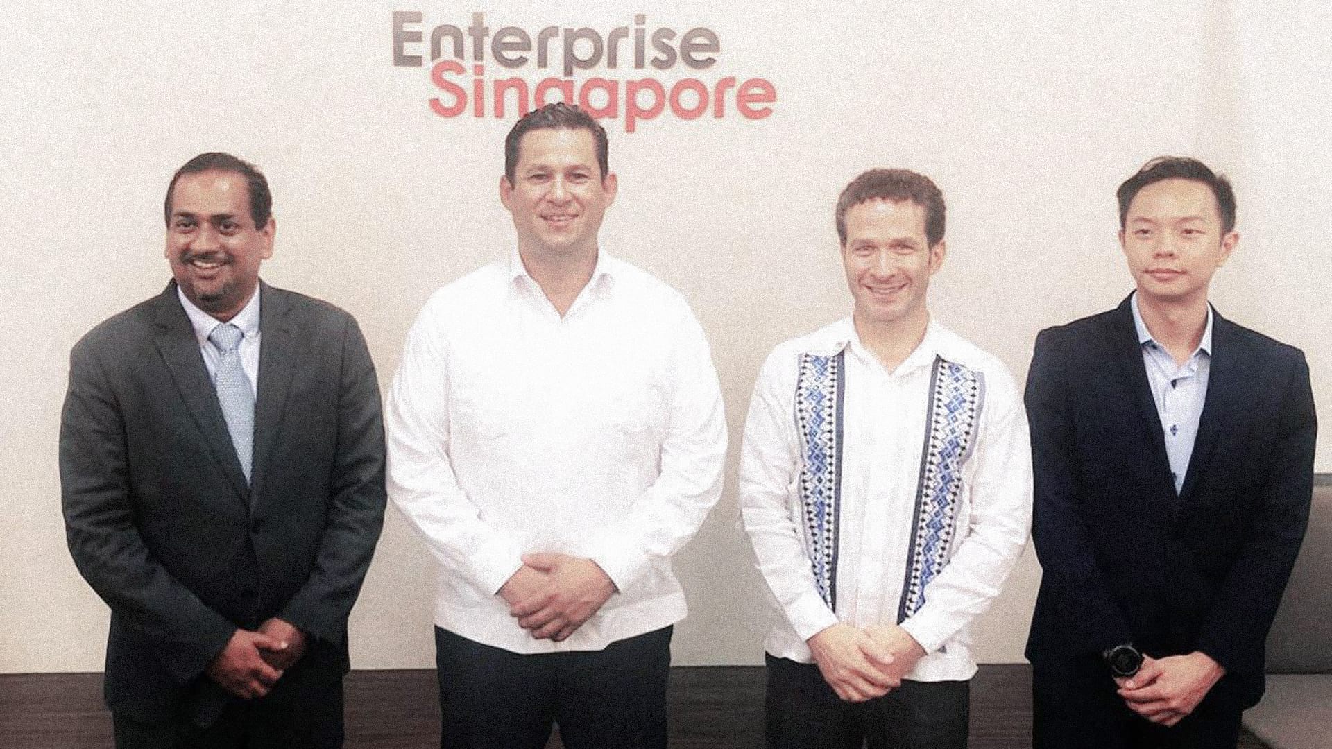 El respaldo de la marca Singapur. Foto: gobierno del estado.